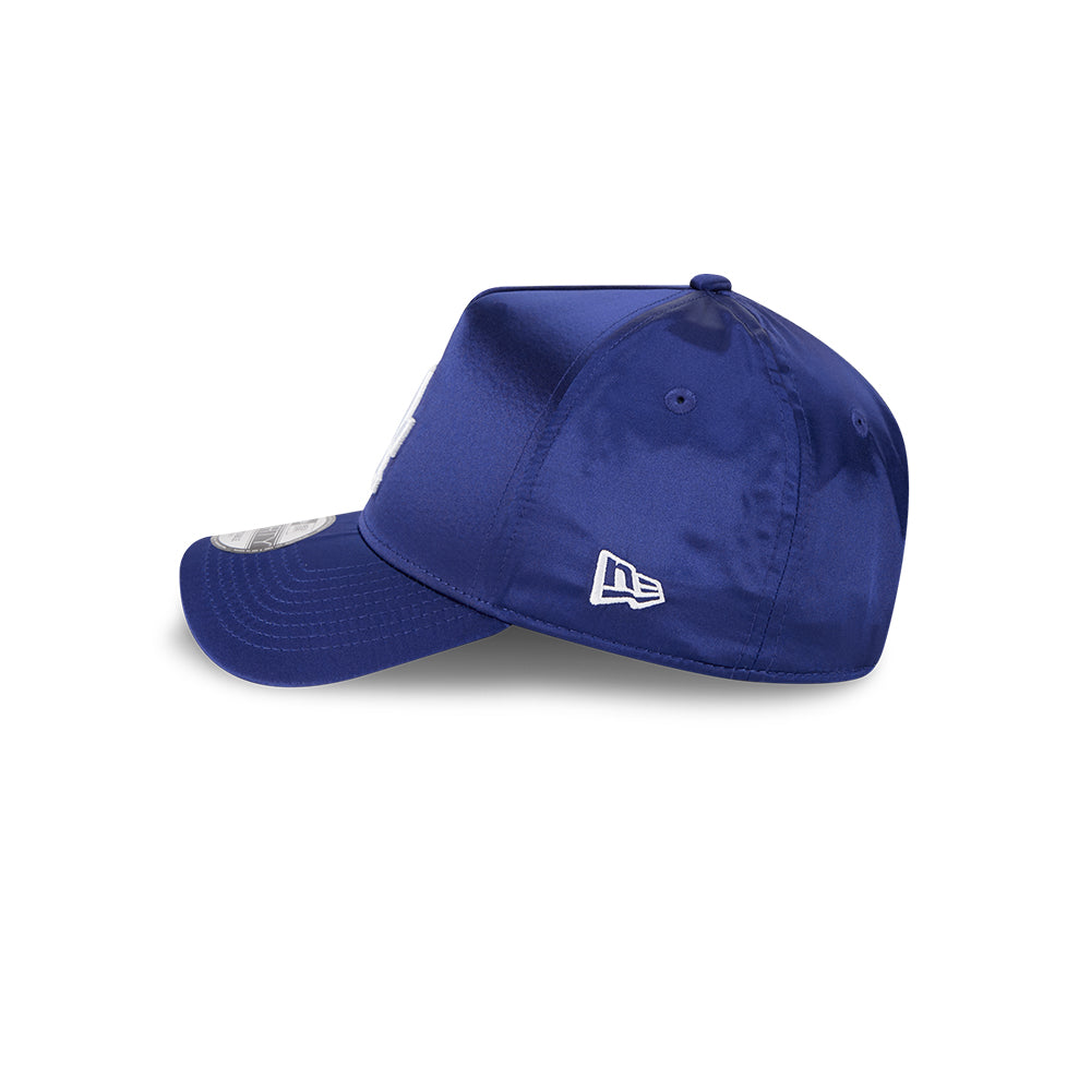 New Era หมวกรุ่น LOS ANGELES DODGERS CO SATIN COOPERSTOWN DARK ROYAL 9FORTY A-FRAME CAP