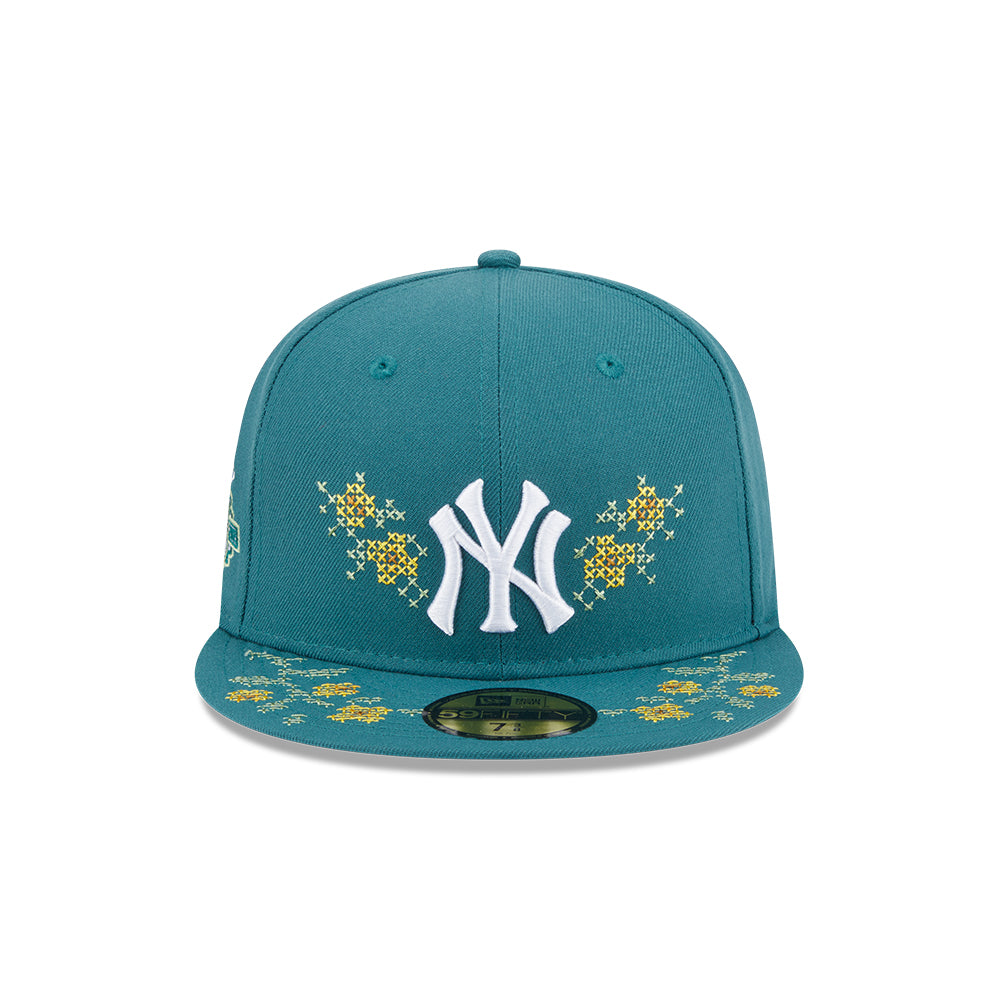 New Era หมวกรุ่น NEW YORK YANKEES CO 59FIFTY PACK - GARDEN PINE NEEDLE GREEN 59FIFTY CAP