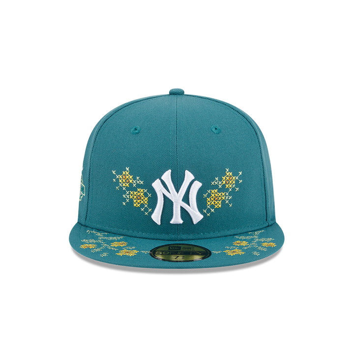 New Era หมวกรุ่น NEW YORK YANKEES CO 59FIFTY PACK - GARDEN PINE NEEDLE GREEN 59FIFTY CAP