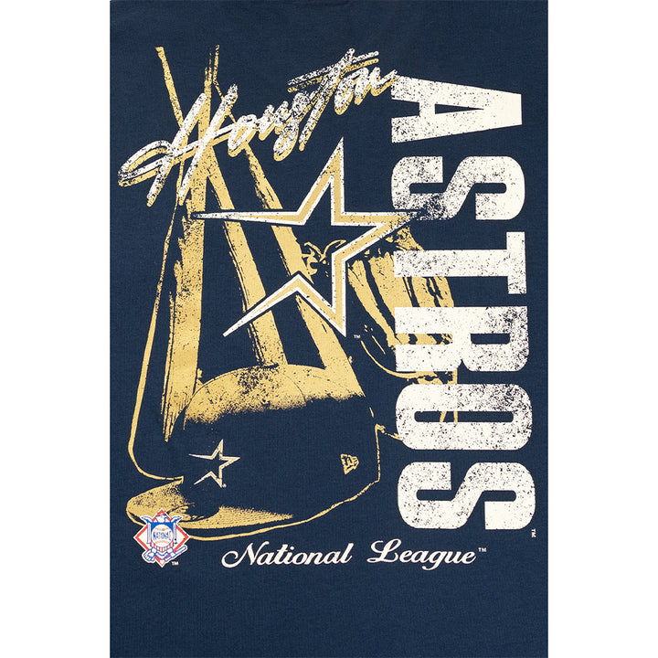 เสื้อยืดแขนสั้น New Era รุ่น Houston Astros Cooperstown League Mix Game Day Oceanside Blue Short Sleeve T-Shirt