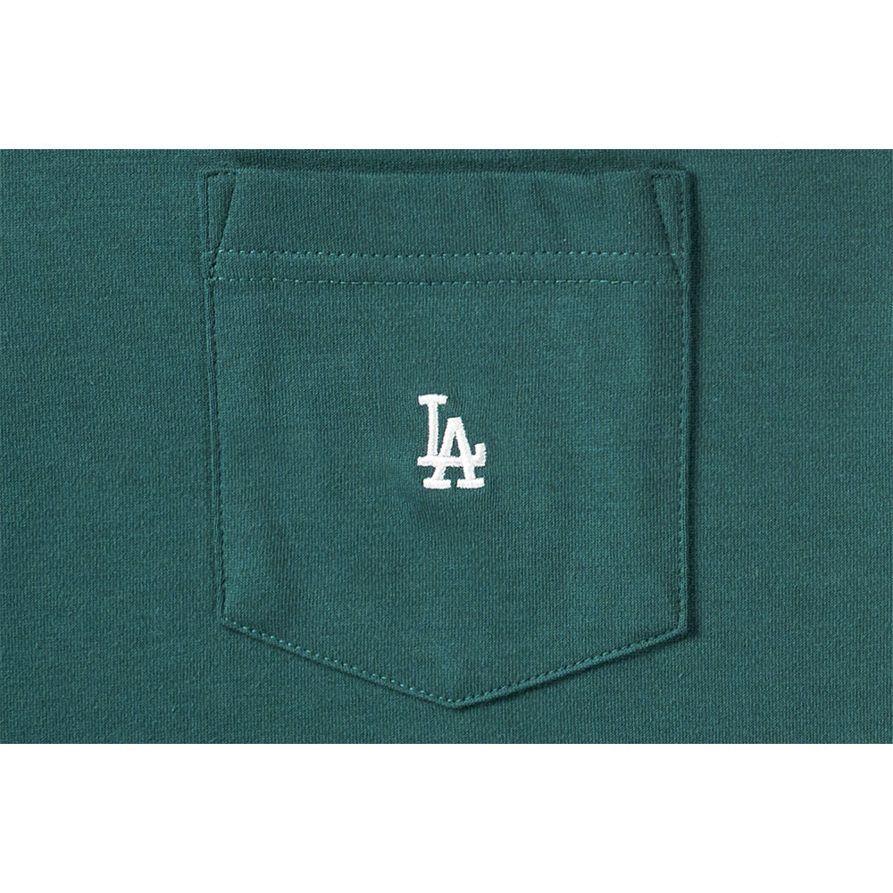 เสื้อยืดแขนสั้น New Era รุ่น Los Angeles Dodgers Color Era Pine Needle Green Short Sleeve T-Shirt
