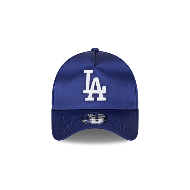 New Era หมวกรุ่น LOS ANGELES DODGERS CO SATIN COOPERSTOWN DARK ROYAL 9FORTY A-FRAME CAP