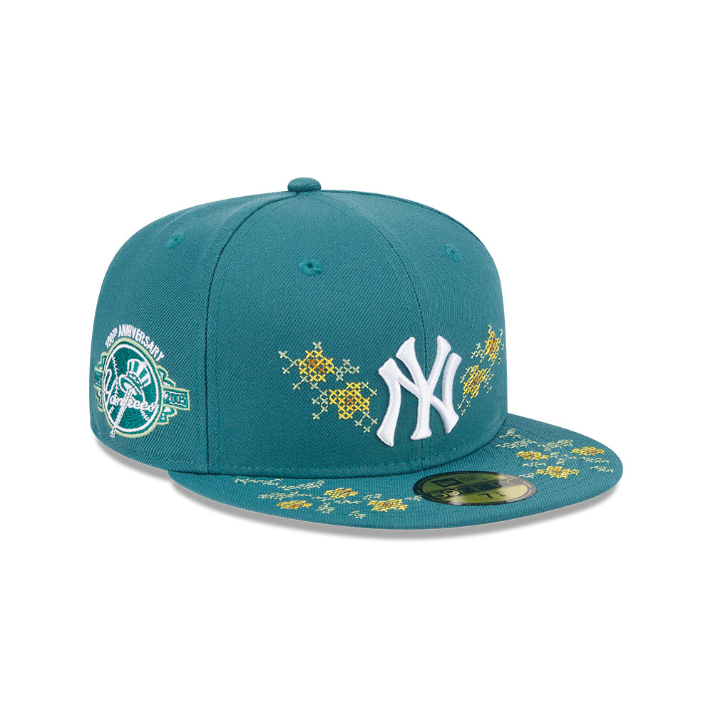 New Era หมวกรุ่น NEW YORK YANKEES CO 59FIFTY PACK - GARDEN PINE NEEDLE GREEN 59FIFTY CAP
