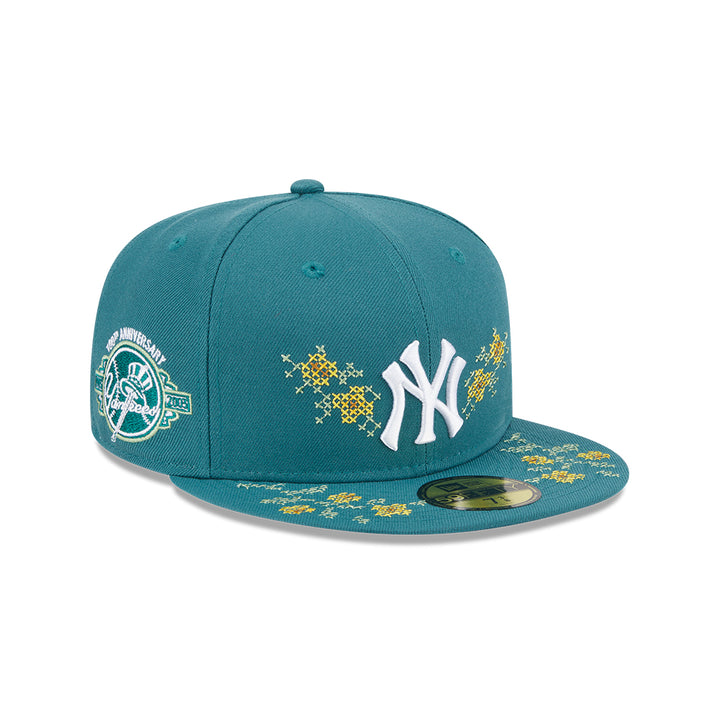 New Era หมวกรุ่น NEW YORK YANKEES CO 59FIFTY PACK - GARDEN PINE NEEDLE GREEN 59FIFTY CAP
