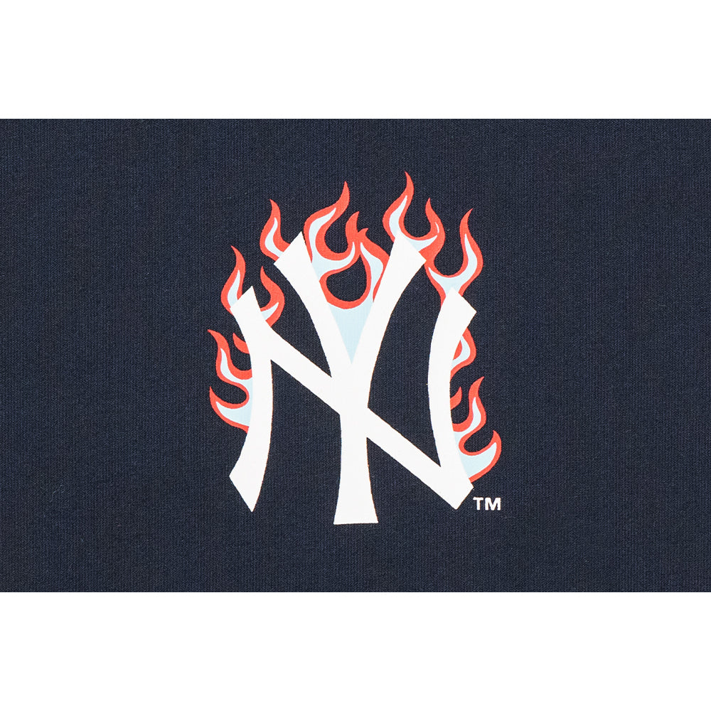 เสื้อยืดแขนสั้น New Era รุ่น 59Fifty Pack - Fire New York Yankees Cooperstown Acenavy Blue Short Sleeve T-Shirt
