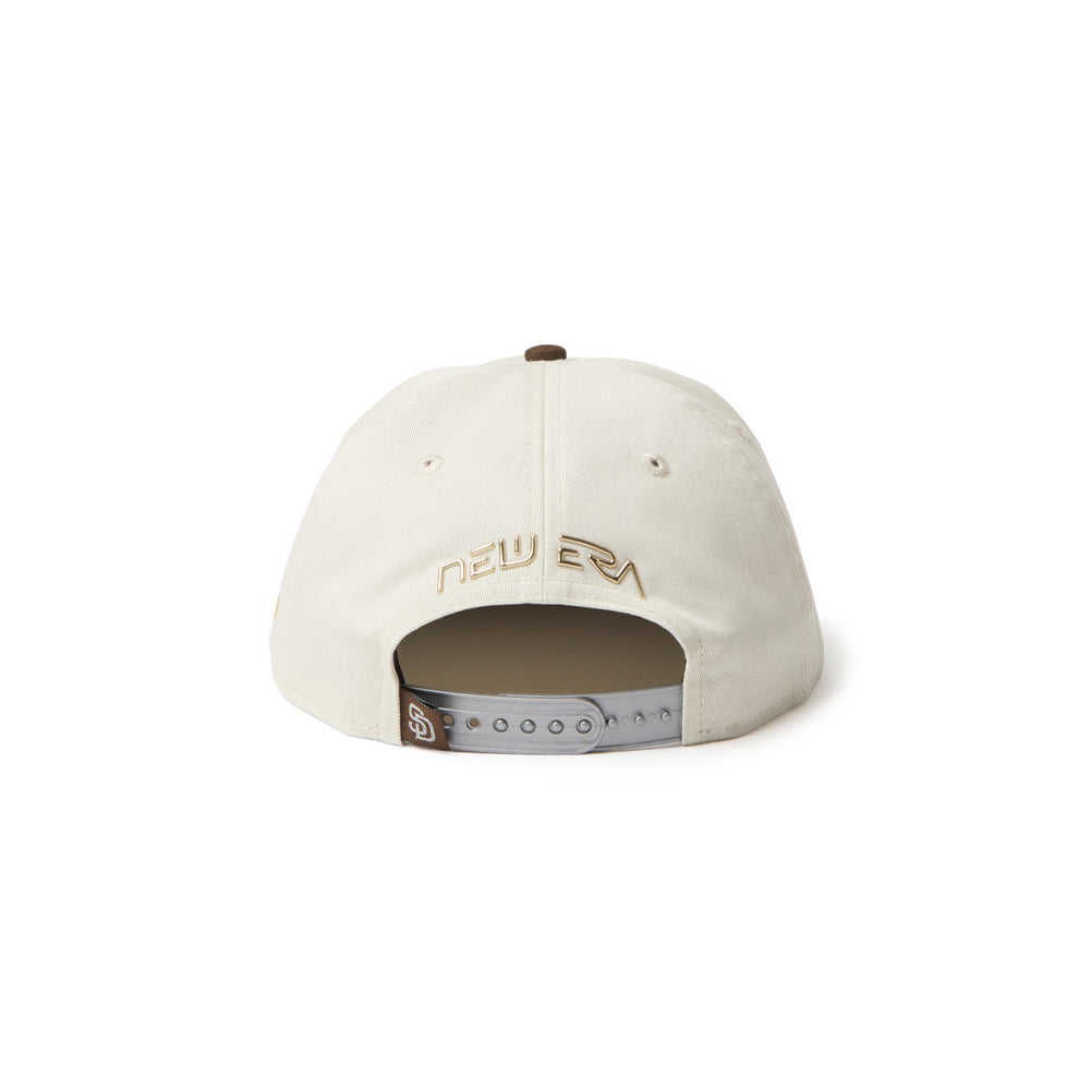 New Era หมวกรุ่น New Era X Hajime Sorayama San Diego Padres 2-Tone Pebble Visor Ivory Rc 9Fifty Cap