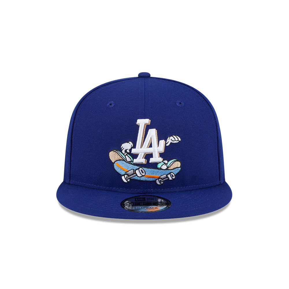 New Era หมวกรุ่น LOS ANGELES DODGERS MLB CARTOON DARK ROYAL 9FIFTY CAP