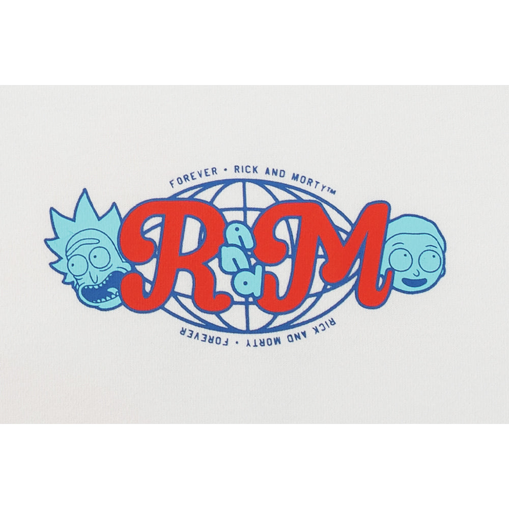 New Era เสื้อยืดแขนสั้นรุ่น Rick And Morty The Universe Is Yours White Short Sleeve T-Shirt