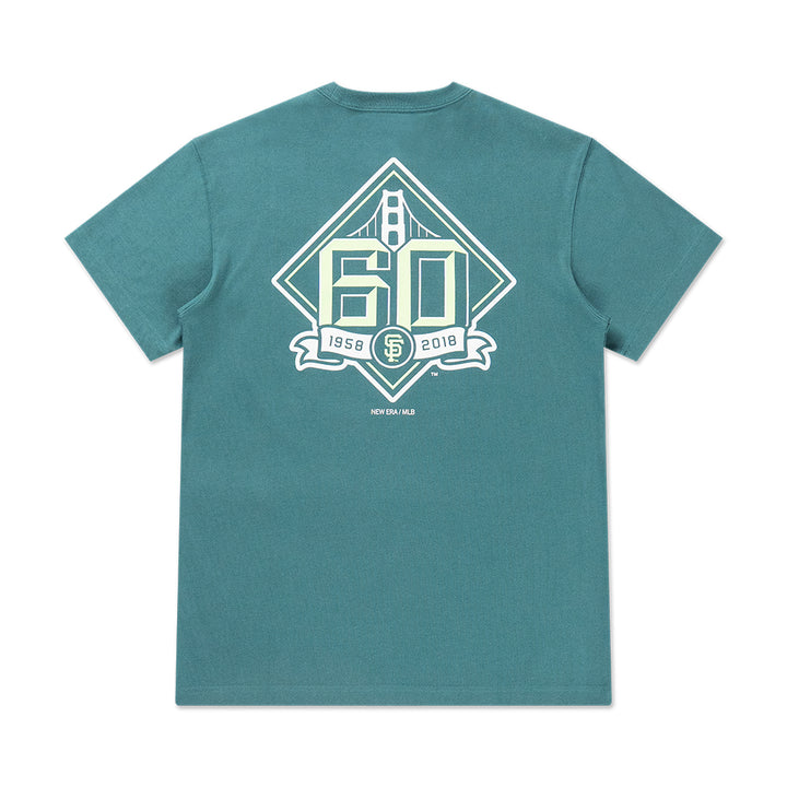 New Era เสื้อยืดแขนสั้นรุ่น SAN FRANCISCO GIANTS CO 59FIFTY PACK - GARDEN PINE NEEDLE GREEN SHORT SLEEVE TEE APPAREL