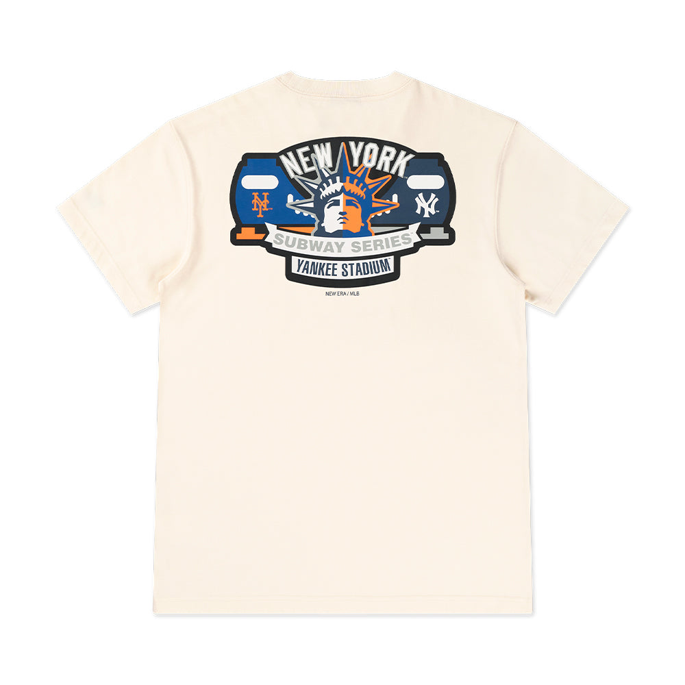 New Era เสื้อยืดแขนสั้นรุ่น NEW YORK YANKEES 59FIFTY PACK - CITY SERIES CHROME WHITE SHORT SLEEVE TEE