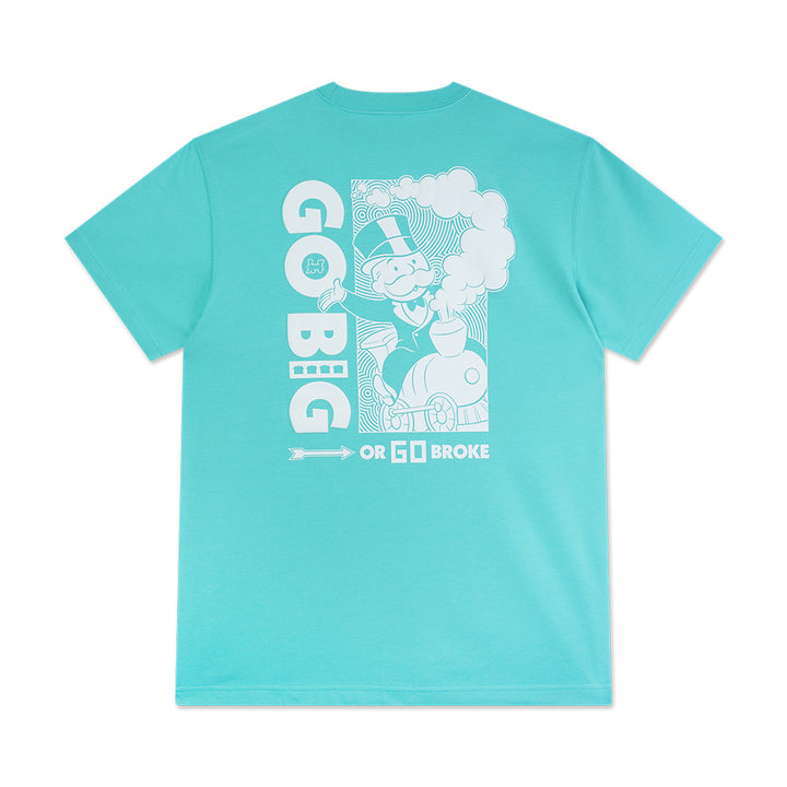 New Era เสื้อยืดแขนสั้นรุ่น New Era X Monopoly Monopoly Arctic Teal Short Sleeve Tee Apparel