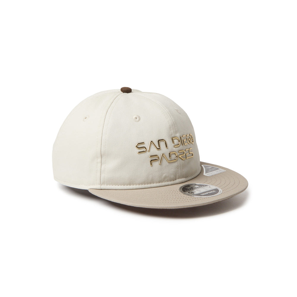New Era หมวกรุ่น New Era X Hajime Sorayama San Diego Padres 2-Tone Pebble Visor Ivory Rc 9Fifty Cap
