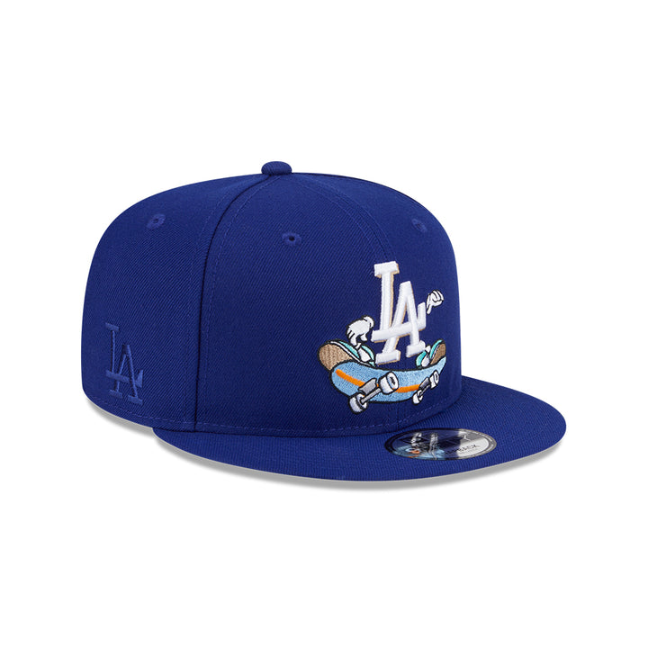 New Era หมวกรุ่น LOS ANGELES DODGERS MLB CARTOON DARK ROYAL 9FIFTY CAP