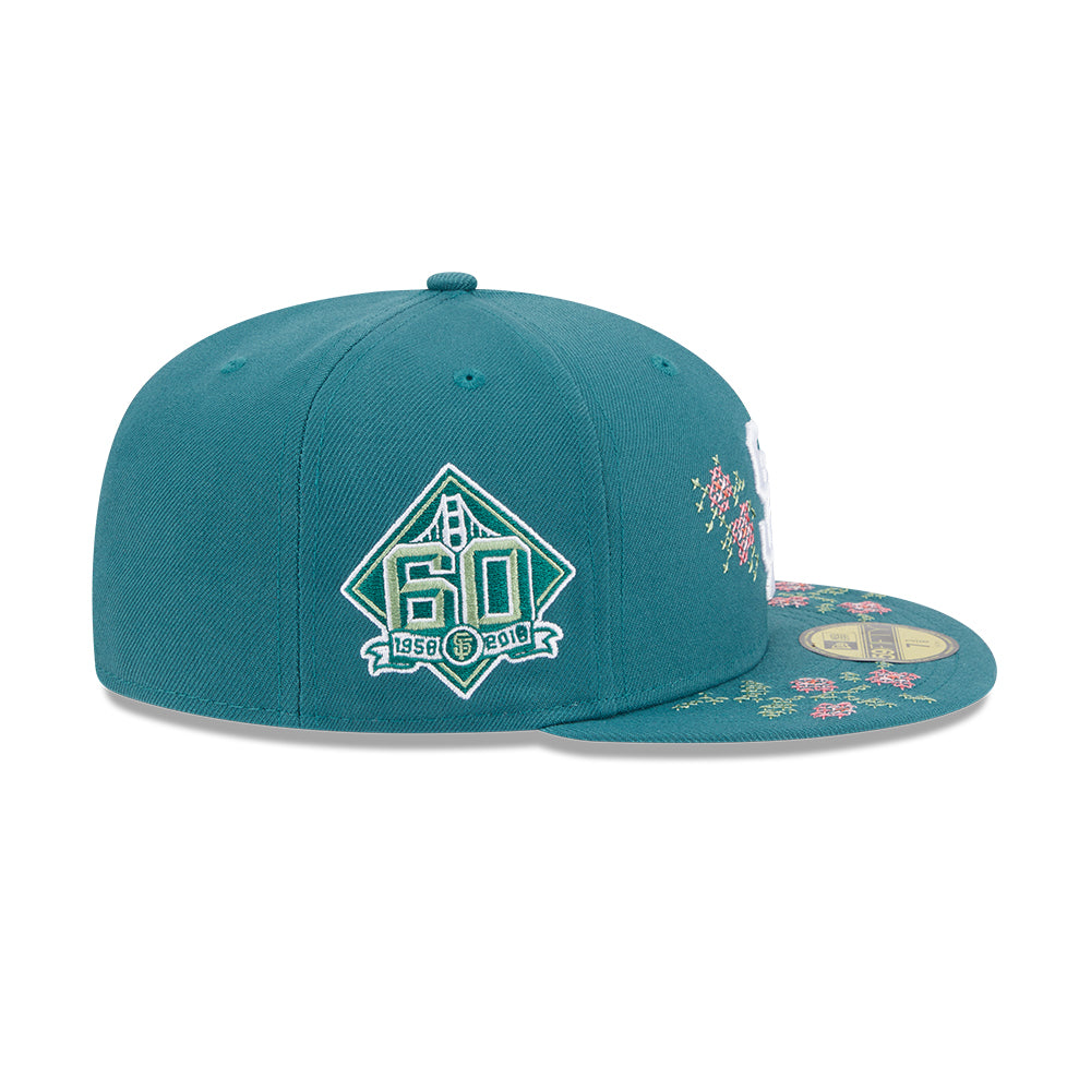 New Era หมวกรุ่น SAN FRANCISCO GIANTS CO 59FIFTY PACK - GARDEN PINE NEEDLE GREEN 59FIFTY CAP