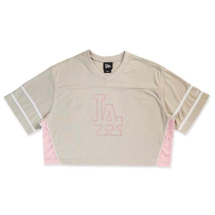 New Era เสื้อครอปรุ่น LOS ANGELES DODGERS JELLY PACK VINTAGE STONE WOMEN CROP AMERICAN FOOTBALL JERSEY Set