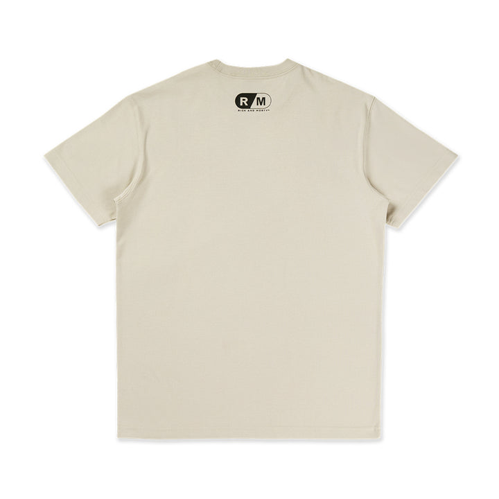 New Era เสื้อยืดแขนสั้นรุ่น Rick And Morty Split Graphic Vintage Stone Short Sleeve T-Shirt