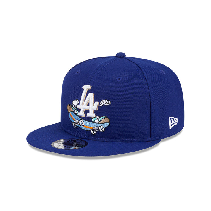 New Era หมวกรุ่น LOS ANGELES DODGERS MLB CARTOON DARK ROYAL 9FIFTY CAP