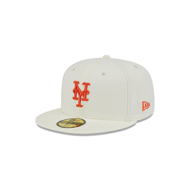 New Era หมวกรุ่น NEW YORK METS 59FIFTY PACK - CITY SERIES CHROME WHITE 59FIFTY CAP