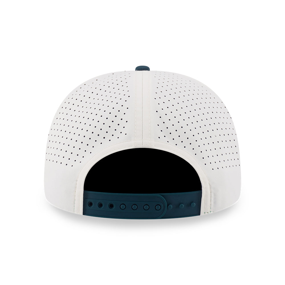 New Era หมวกรุ่น NEW YORK YANKEES 9SEVENTY COLLECTION CHROME WHITE AND DARK GREEN 9SEVENTY STRETCH SNAP CAP