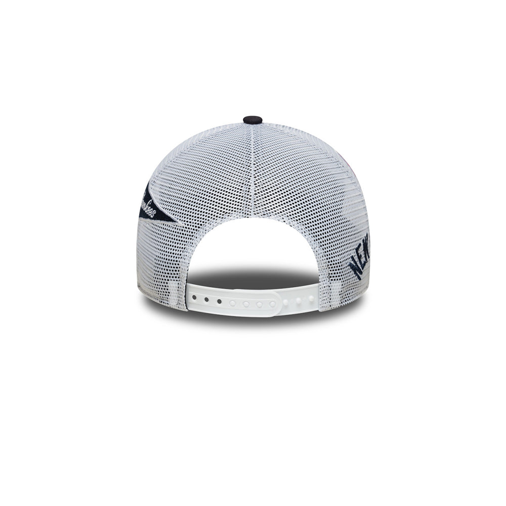 New Era หมวกรุ่น NEW YORK YANKEES MULTI PATCH NAVY 9FORTY EF TRUCKER CAP