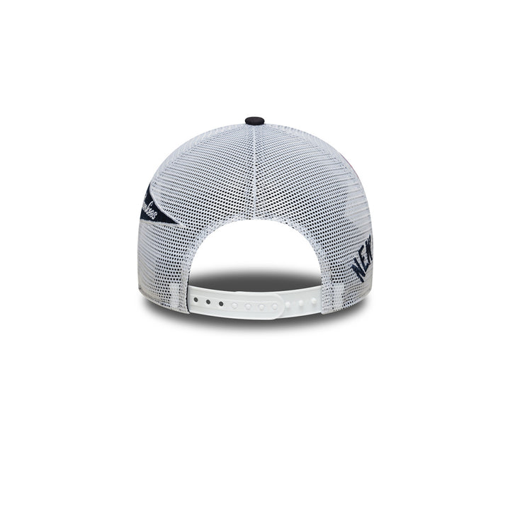 New Era หมวกรุ่น NEW YORK YANKEES MULTI PATCH NAVY 9FORTY EF TRUCKER CAP