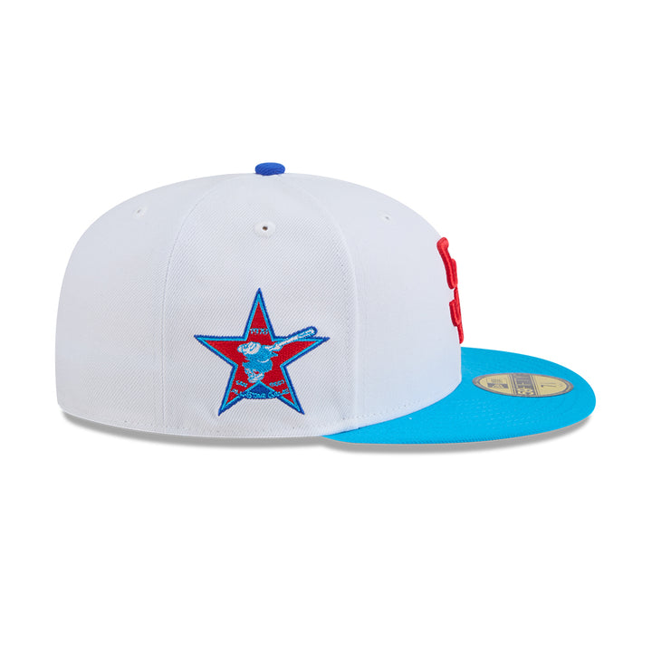 New Era หมวกรุ่น 59FIFTY PACK- RAMUNE SAN DIEGO PADRES COOPERSTOWN 2-TONE BLUE FANATIC VISOR WHITE 59FIFTY CAP