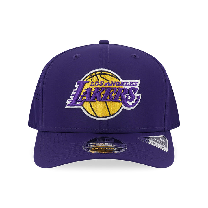 New Era หมวกรุ่น LOS ANGELES LAKERS 9SEVENTY COLLECTION PURPLE 9SEVENTY STRETCH SNAP CAP