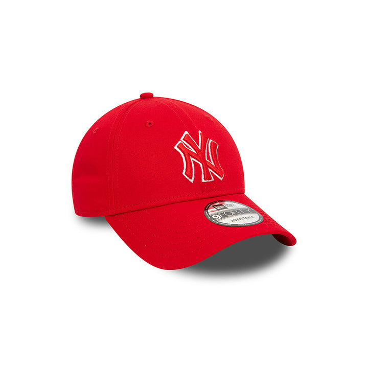 New Era หมวกรุ่น NEW YORK YANKEES TEAM OUTLINE 9FORTY SCARLET 9FORTY CAP