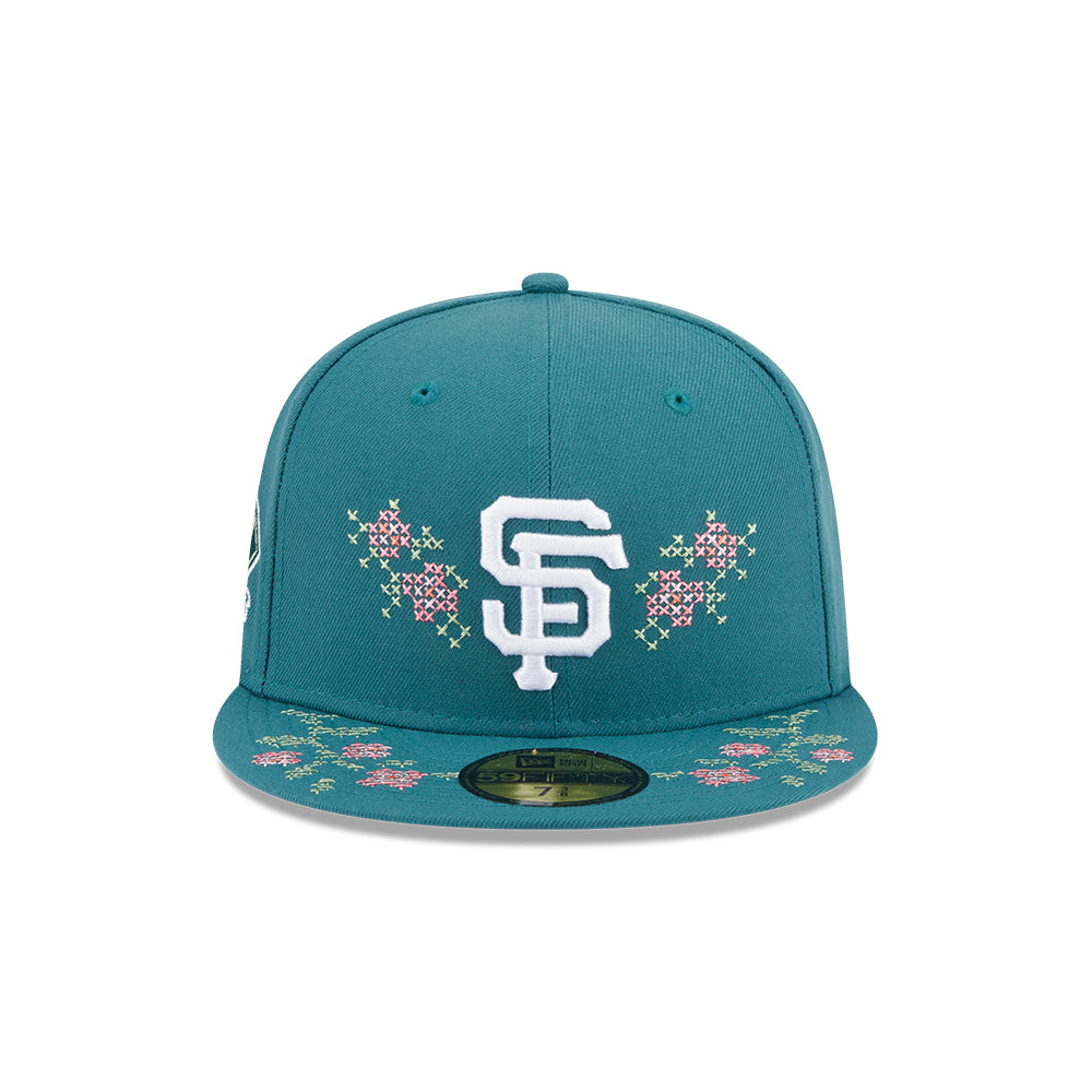 New Era หมวกรุ่น SAN FRANCISCO GIANTS CO 59FIFTY PACK - GARDEN PINE NEEDLE GREEN 59FIFTY CAP
