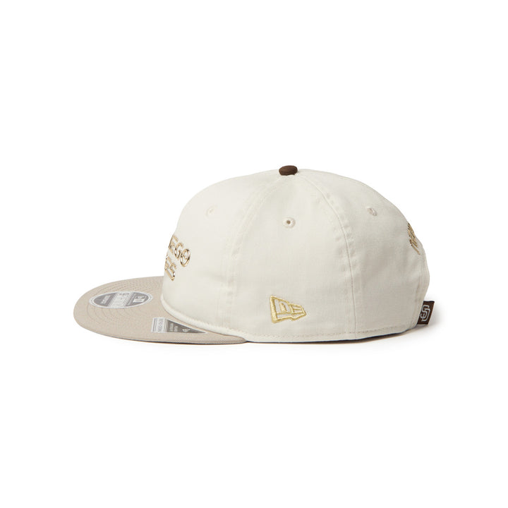 New Era หมวกรุ่น New Era X Hajime Sorayama San Diego Padres 2-Tone Pebble Visor Ivory Rc 9Fifty Cap