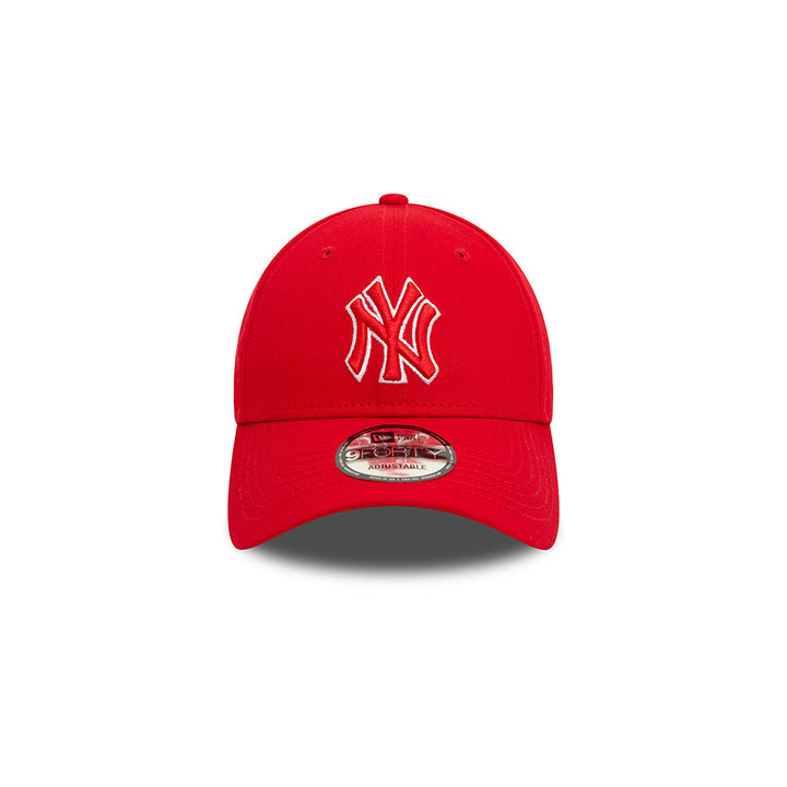 New Era หมวกรุ่น NEW YORK YANKEES TEAM OUTLINE 9FORTY SCARLET 9FORTY CAP