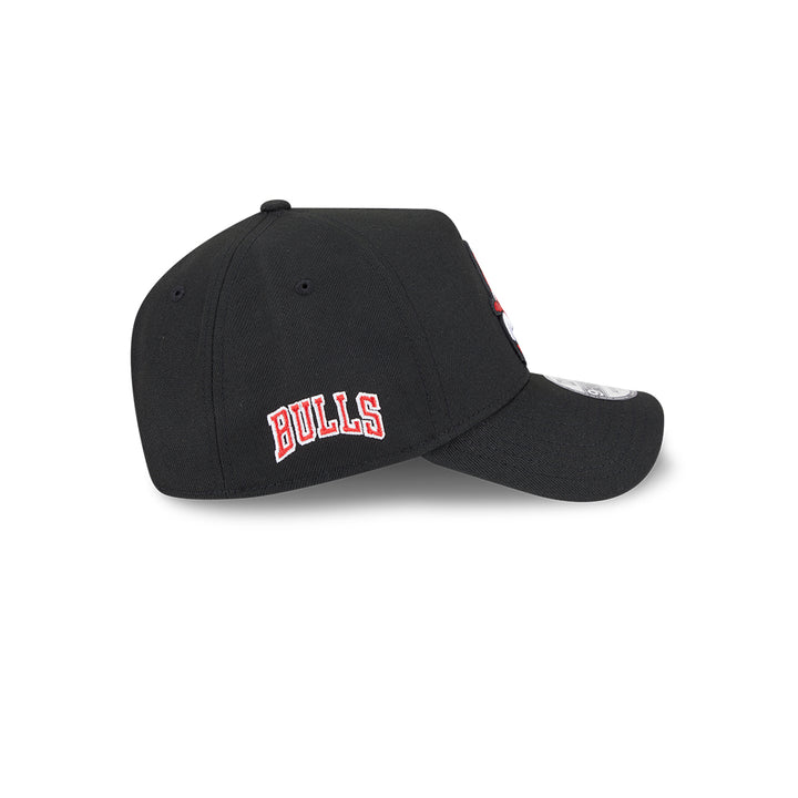 New Era หมวกรุ่น Chicago Bulls Upside Down Logo Nba Black 9Forty Aframe Cap