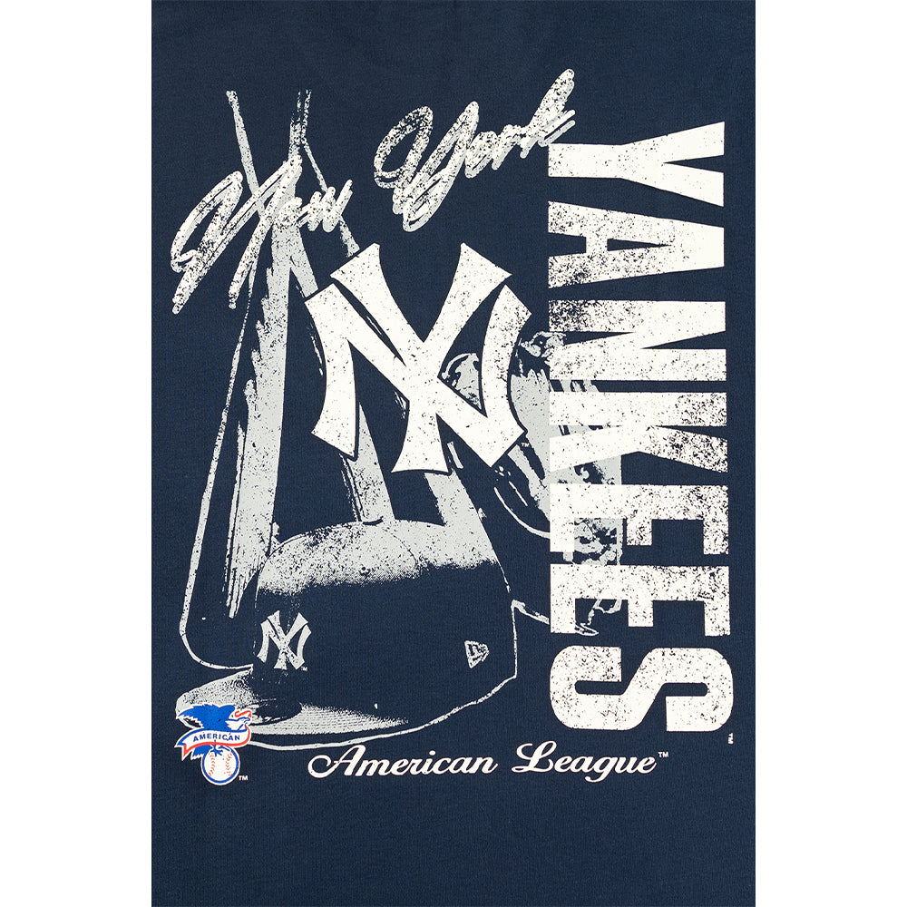 เสื้อยืดแขนสั้น New Era รุ่น New York Yankees Cooperstown League Mix Game Day Oceanside Blue Short Sleeve T-Shirt