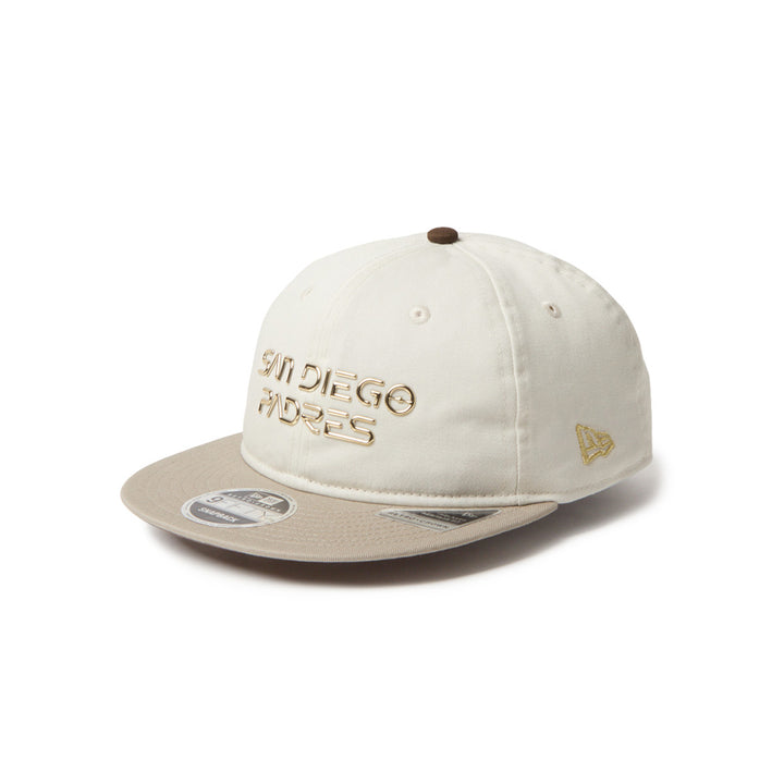 New Era หมวกรุ่น New Era X Hajime Sorayama San Diego Padres 2-Tone Pebble Visor Ivory Rc 9Fifty Cap