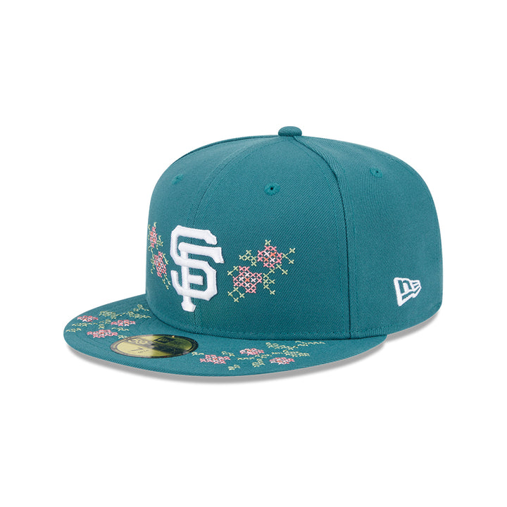 New Era หมวกรุ่น SAN FRANCISCO GIANTS CO 59FIFTY PACK - GARDEN PINE NEEDLE GREEN 59FIFTY CAP