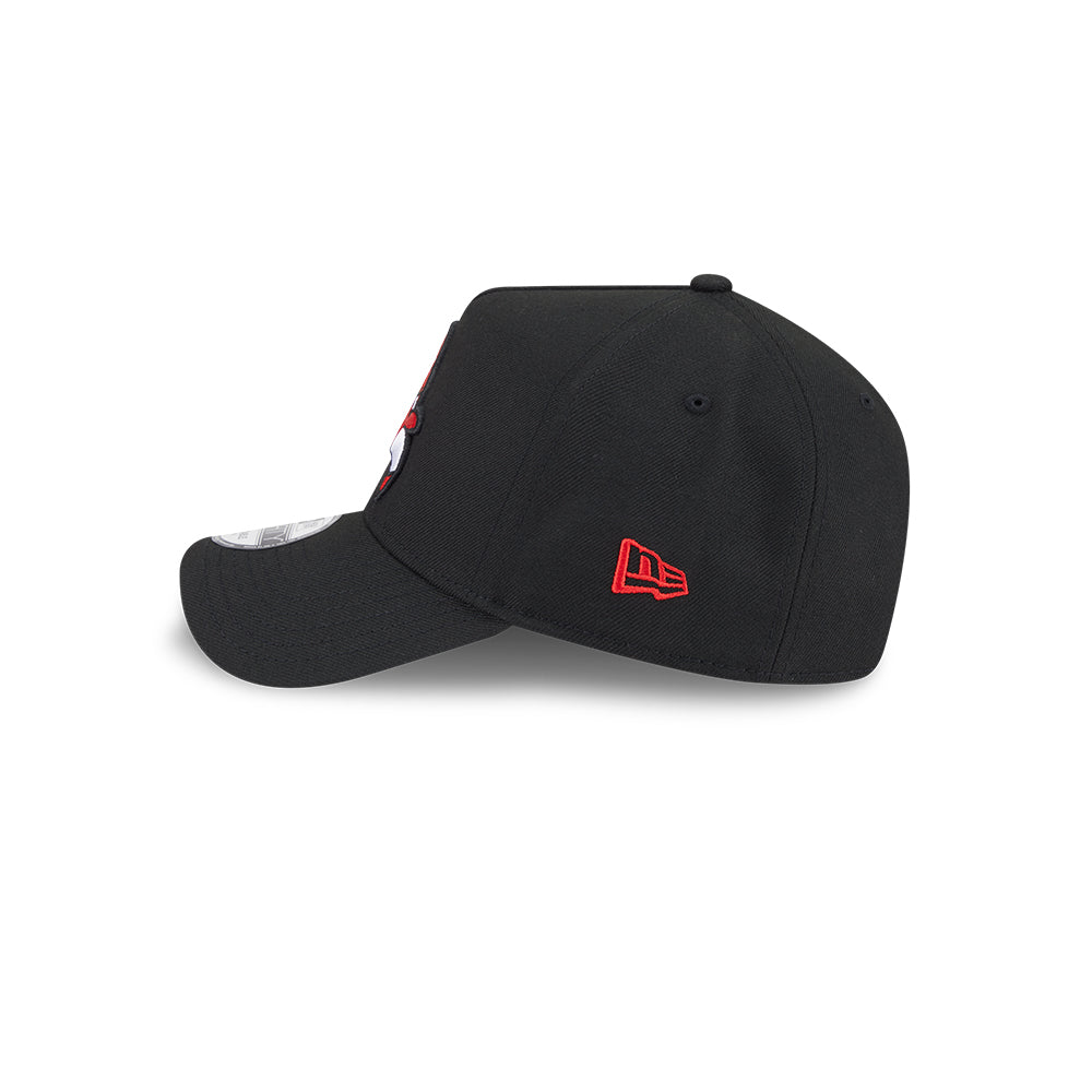 New Era หมวกรุ่น Chicago Bulls Upside Down Logo Nba Black 9Forty Aframe Cap
