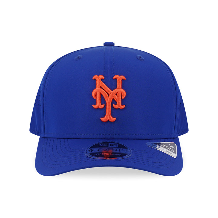 New Era หมวกรุ่น NEW YORK METS 9SEVENTY COLLECTION LIGHT ROYAL 9SEVENTY STRETCH SNAP CAP