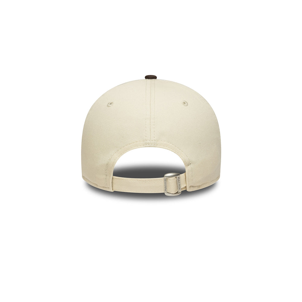New Era หมวกรุ่น LOS ANGELES DODGERS SIDE PATCH 2-TONE BROWN VISOR LIGHT CREAM 9FORTY CAP