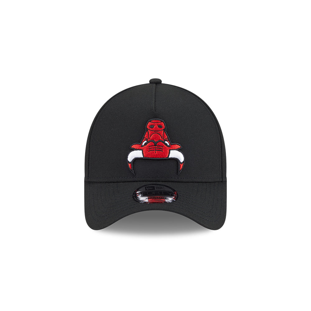New Era หมวกรุ่น Chicago Bulls Upside Down Logo Nba Black 9Forty Aframe Cap