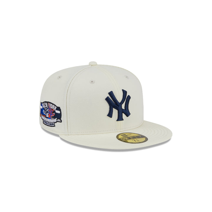 New Era หมวกรุ่น NEW YORK YANKEES 59FIFTY PACK - CITY SERIES CHROME WHITE 59FIFTY CAP