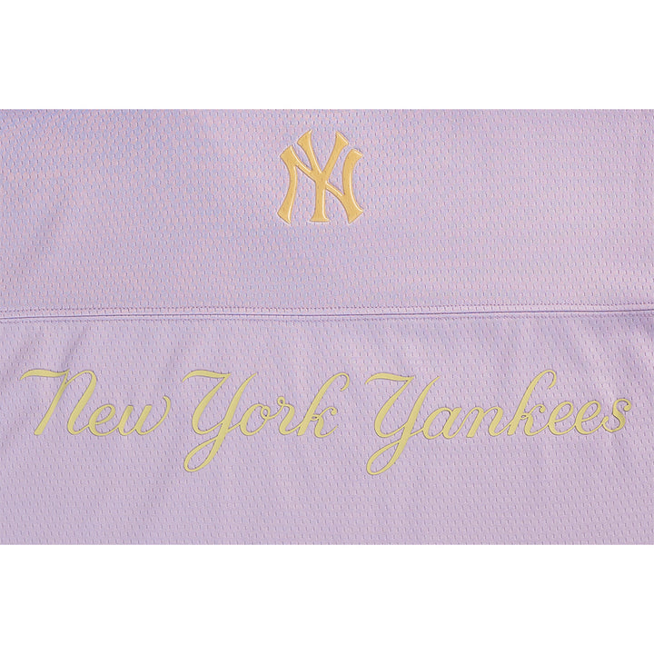 New Era เสื้อครอปรุ่น NEW YORK YANKEES JELLY PACK PASTEL LILAC WOMEN CROP AMERICAN FOOTBALL JERSEY Set