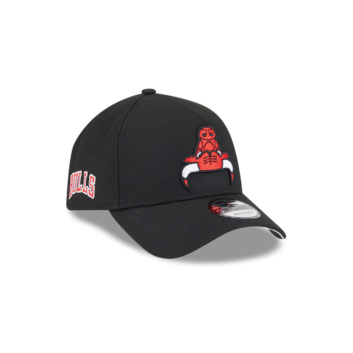 New Era หมวกรุ่น Chicago Bulls Upside Down Logo Nba Black 9Forty Aframe Cap