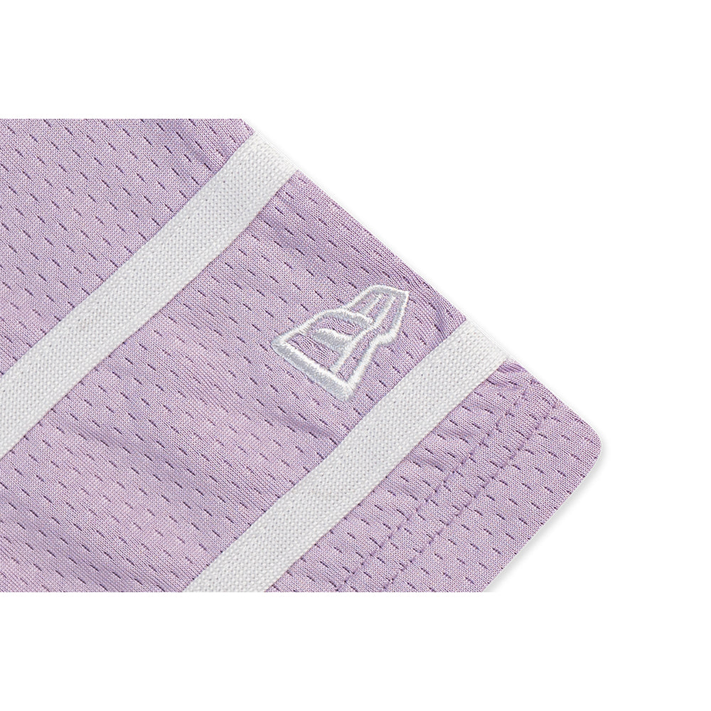 New Era เสื้อครอปรุ่น NEW YORK YANKEES JELLY PACK PASTEL LILAC WOMEN CROP AMERICAN FOOTBALL JERSEY Set