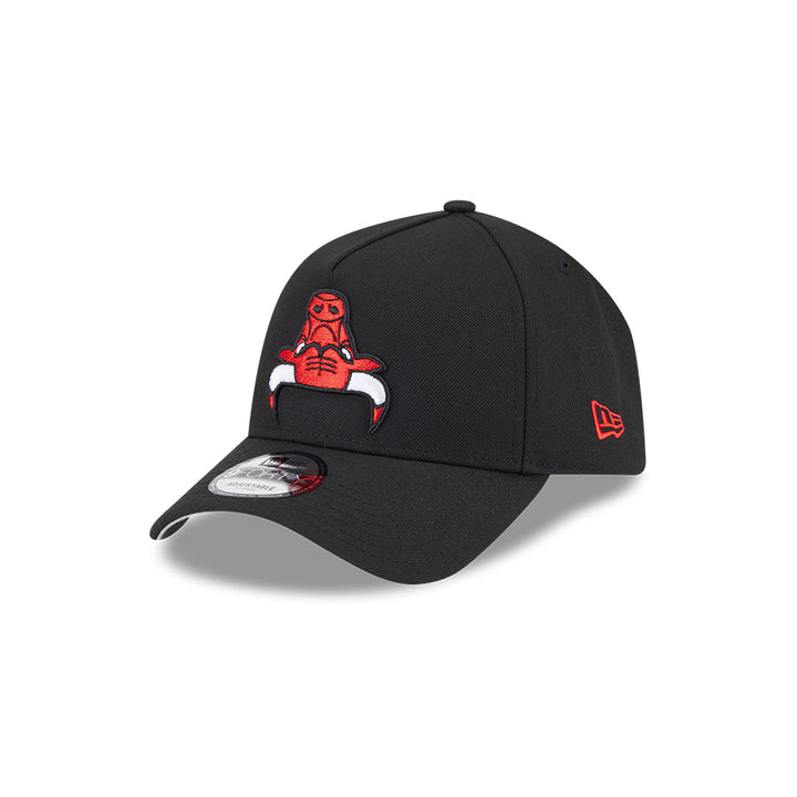 New Era หมวกรุ่น Chicago Bulls Upside Down Logo Nba Black 9Forty Aframe Cap