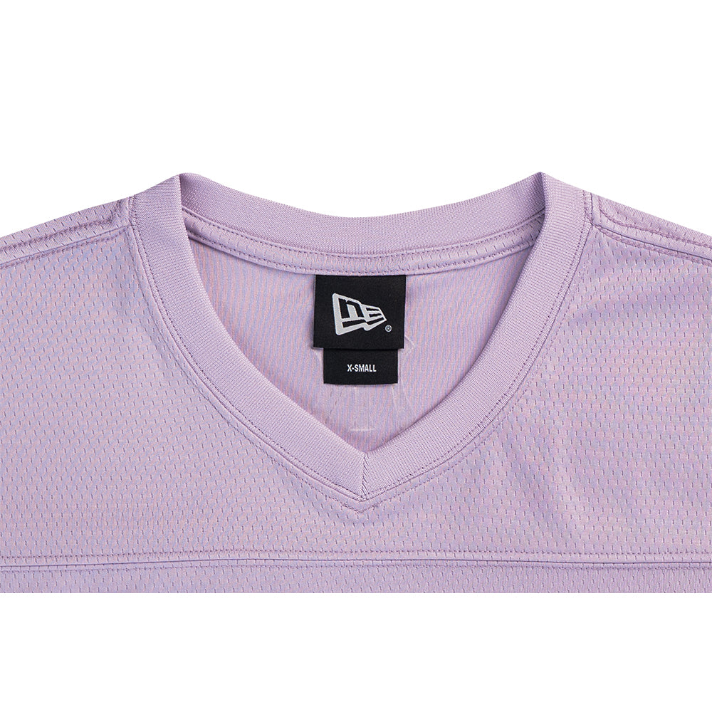 New Era เสื้อครอปรุ่น NEW YORK YANKEES JELLY PACK PASTEL LILAC WOMEN CROP AMERICAN FOOTBALL JERSEY Set