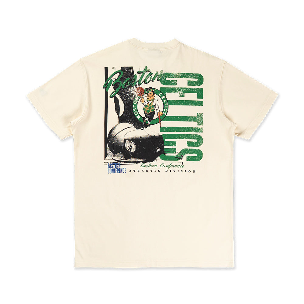 เสื้อยืดแขนสั้น New Era รุ่น Boston Celtics League Mix Game Day Chrome White Short Sleeve T-Shirt