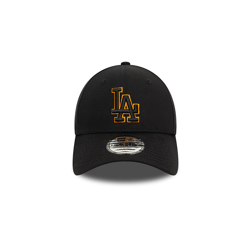 New Era หมวกรุ่น LOS ANGELES DODGERS TEAM OUTLINE 9FORTY BLACK 9FORTY CAP