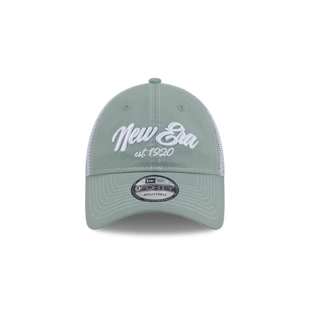 New Era หมวกรุ่น NEW ERA RESORT EVEREST GREEN 9FORTY UNST TRUCKER CAP