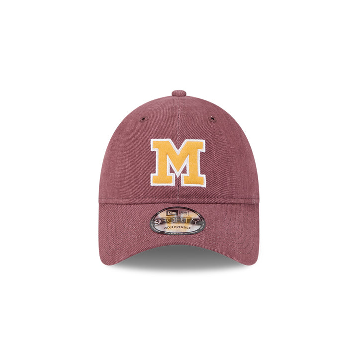 หมวกแก๊ป New Era รุ่น Milwaukee Brewers Cooperstown MLB Varsity Burgandy 9Forty Unst Cap