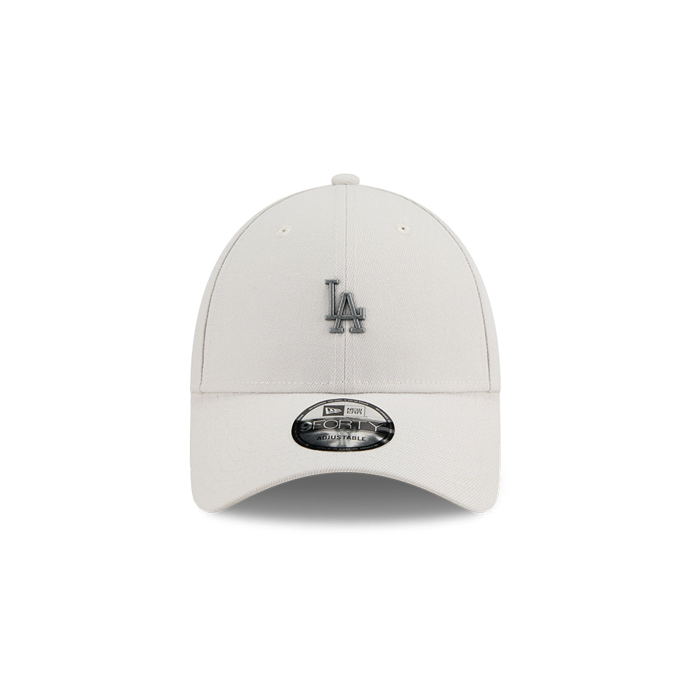 New Era หมวกรุ่น LOS ANGELES DODGERS METAL BADGE VINTAGE STONE 9FORTY CAP
